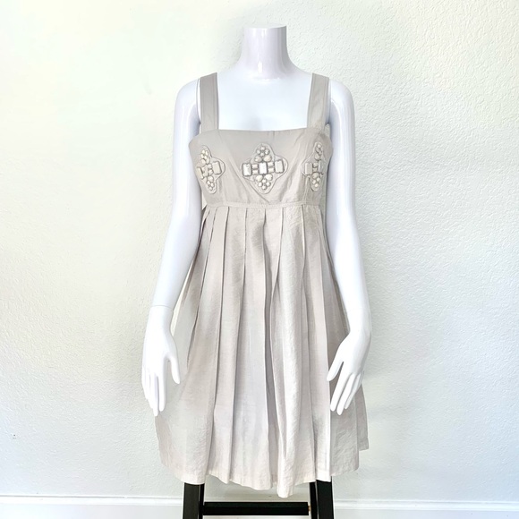 Charlotte Russe Sleeveless Babydoll Pleated Dress - Picture 5 of 13